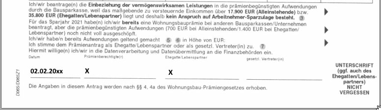 Teil 3: Antrag auf Wohnungsbauprämie stellen