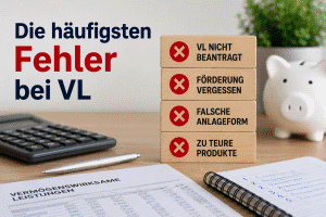 Die 7 häufigsten Fehler bei vermögenswirksamen Leistungen